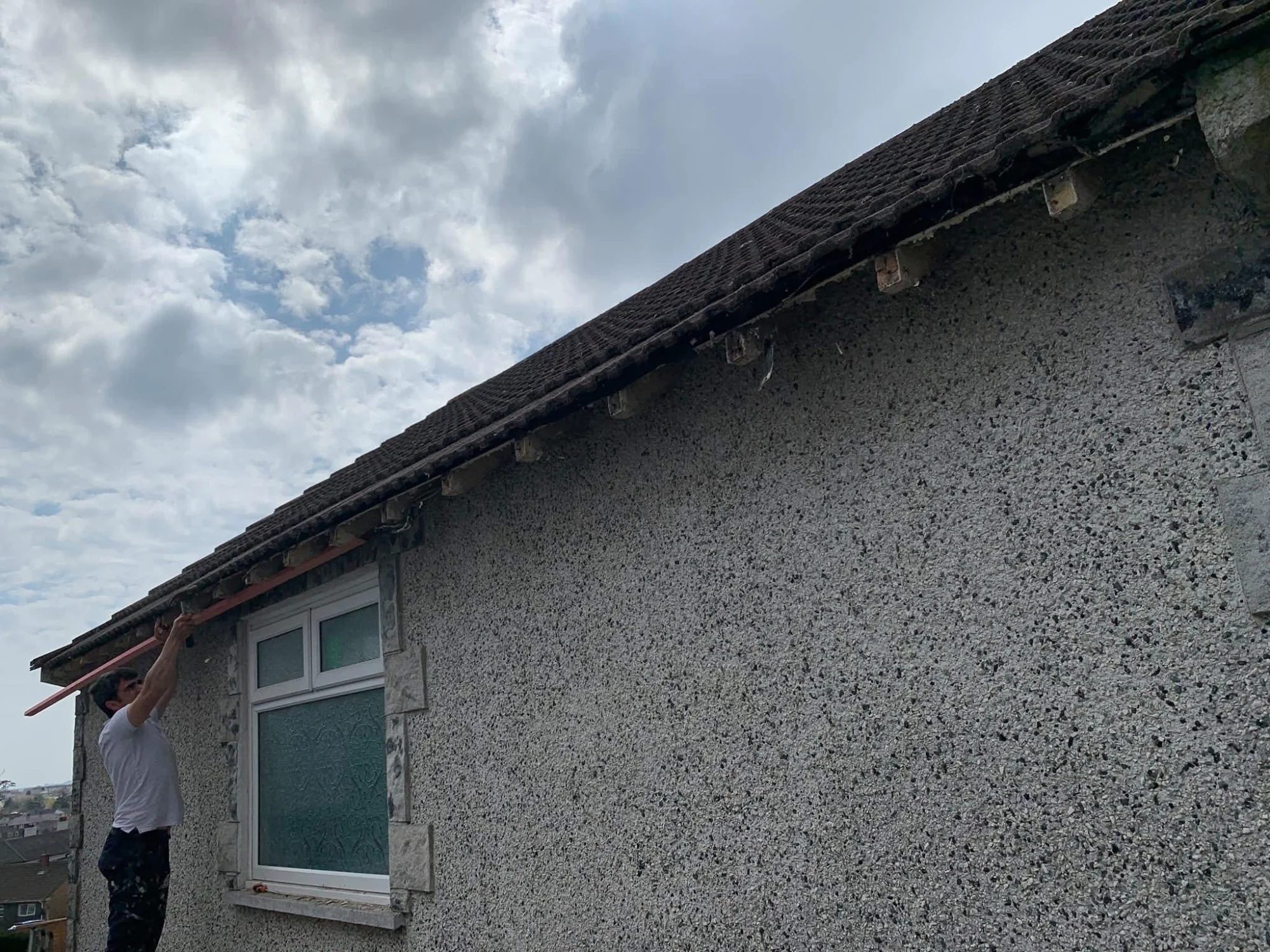 Storm damage roof repairs in Axminster