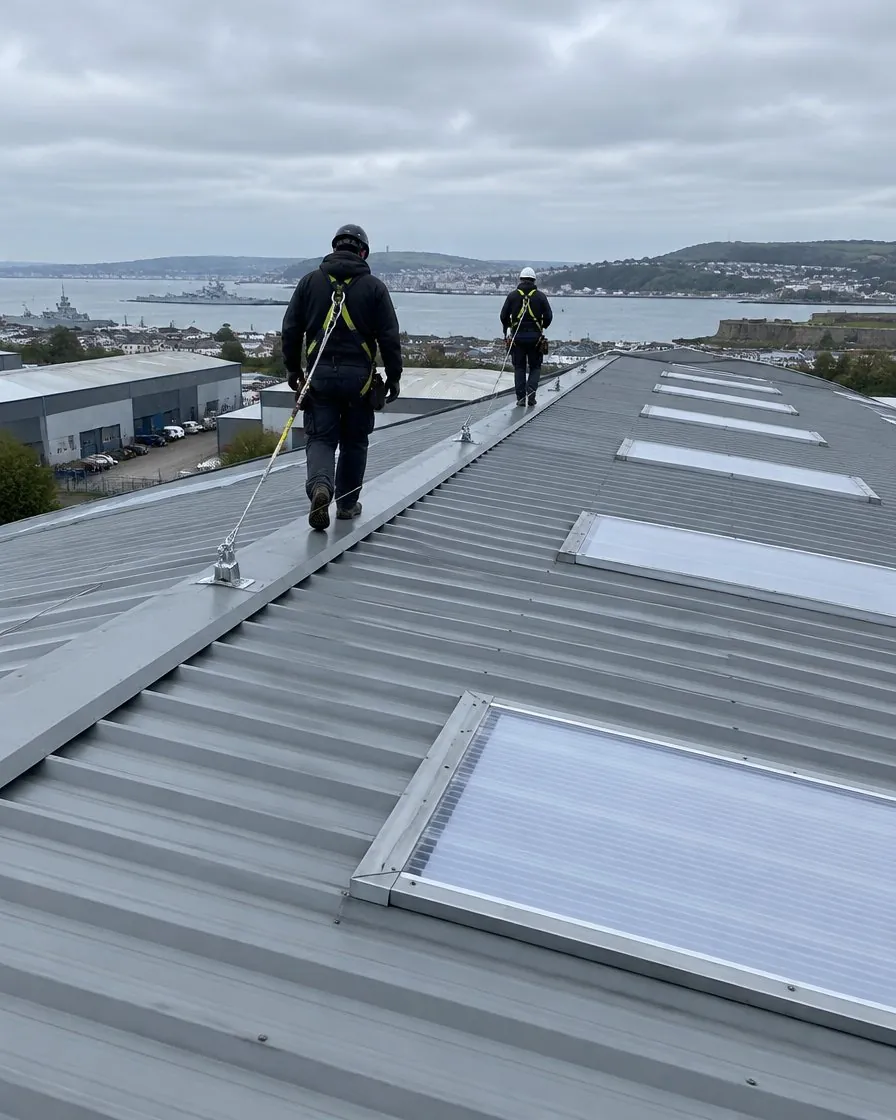 Commercial roofing in Axminster