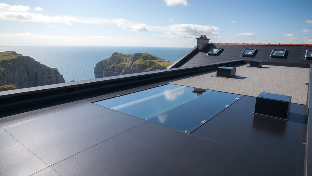 Flat roof installation in Axminster