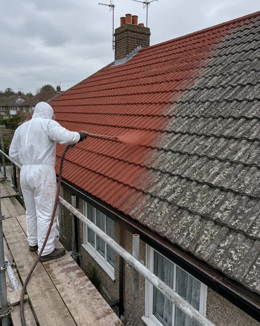 Roof painting and coating in Axminster